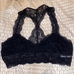 Black Lace Bralettes - Junior Size M